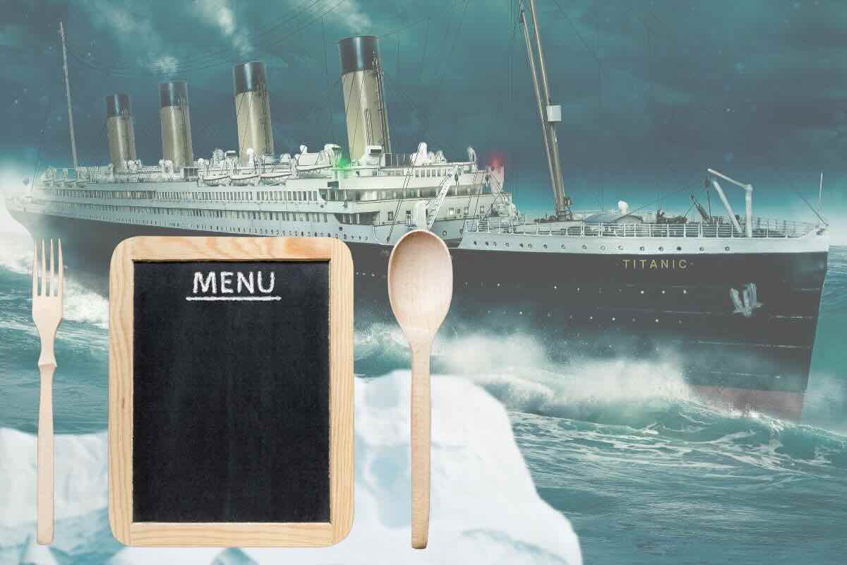 cosa mangiarono i passeggeri del titanic